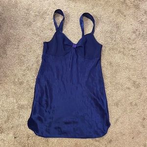 Adonna blue slip dress